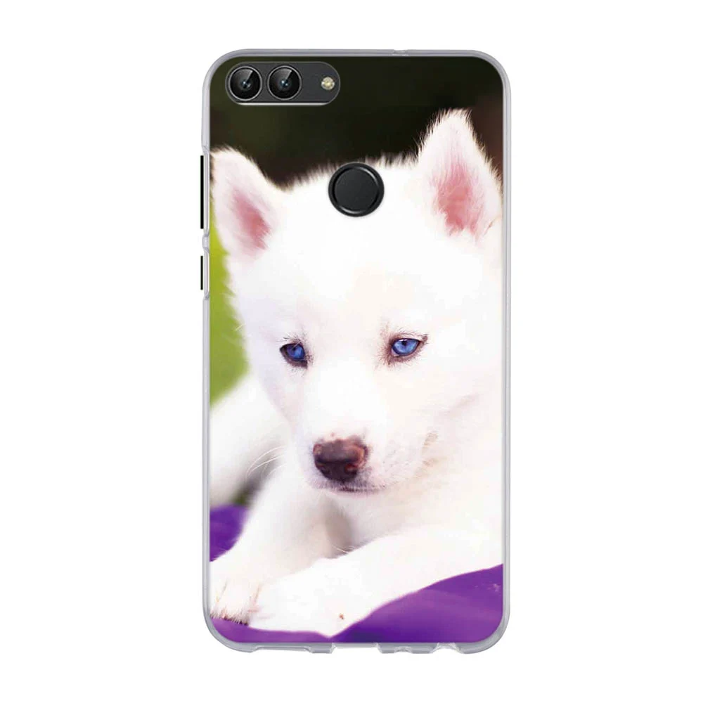 For Huawei P smart Psmart FIG-LX1 Case TPU Silicone Shell Smart FIG-LA1 Cover Cute Funda Enjoy 7S Capa | Мобильные телефоны и