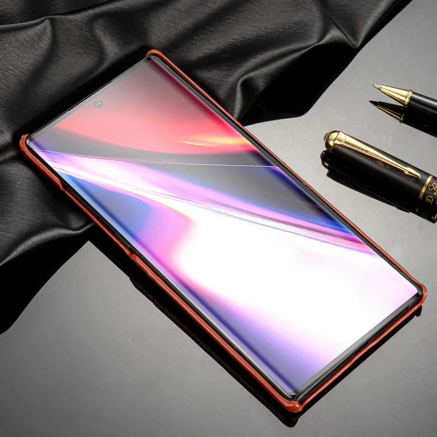 Чехол для держателя карты для samsung Galaxy Note 10 Plus Note10 Note10+ Coque роскошный кожаный тонкий кошелек ударопрочный жесткий чехол для задней панели etui