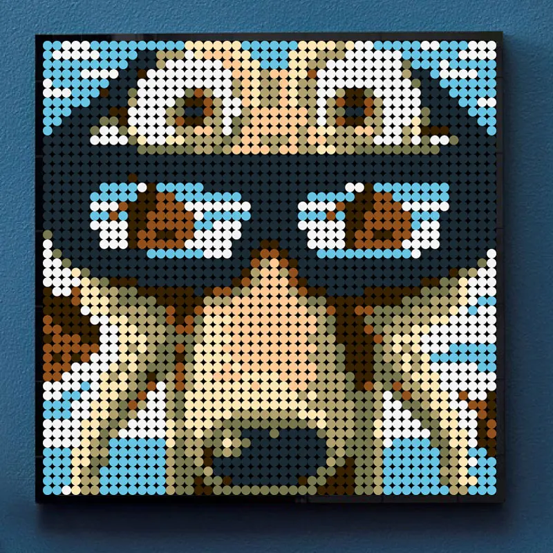 

Ice Age scrat Pixel Art Mosaic Painting Building Blocks MOC anime Cartoon figure Pixel art decor Toys for children birthday gift
