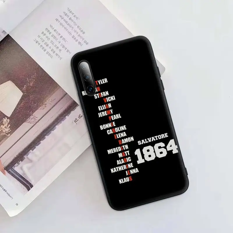 

Popolar The Vampire Diaries Black Silicone Cell Phone Cover Case For Xiaomi Mi 6 A2 8 10 Lite 9 Se 9t Pro A1 Note 10 Lite