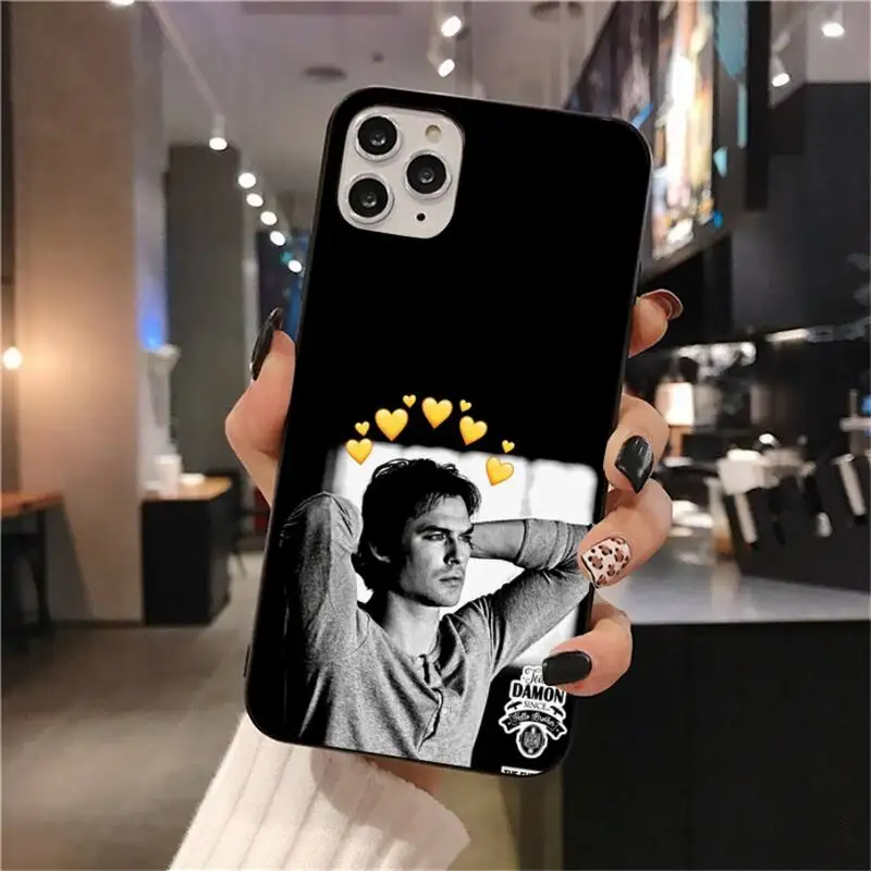 

Hot The Vampire Diaries Ian Somerhalder Phone Case For iphone 12 11 Pro Max Mini XS Max 8 7 6 6S Plus X 5S SE 2020 XR cover