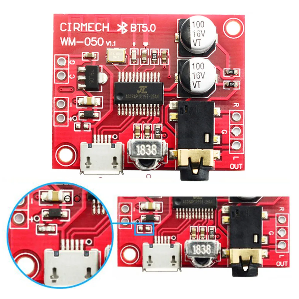 Плата декодера без потерь автомобильный динамик Bluetooth 5 0 мини аудио