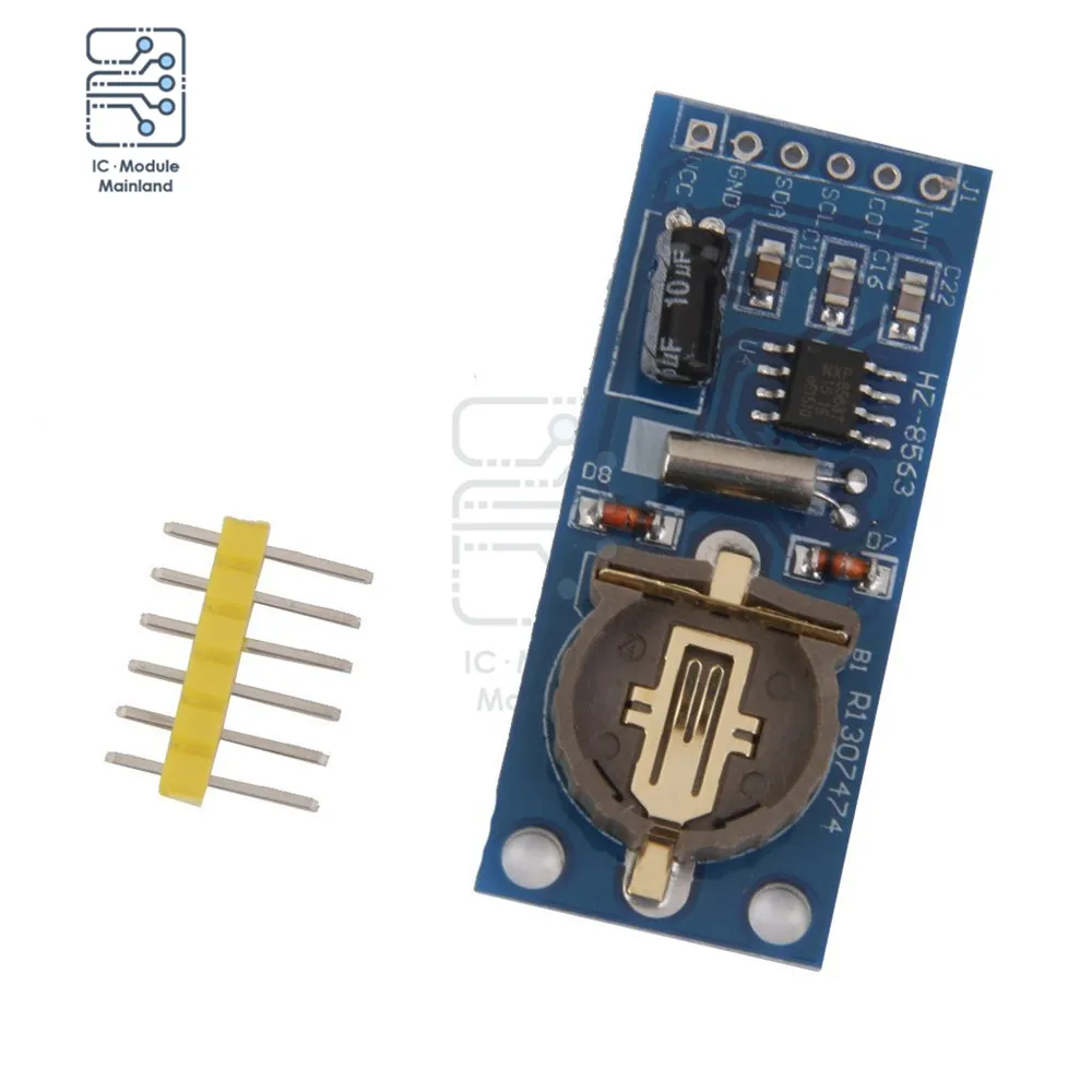Плата модуля RTC diymore PCF8563 PCF8563T 8563 IIC I2C с интерфейсом в режиме реального времени, лучше DS3231 AT24C32 3,3 В для Arduino