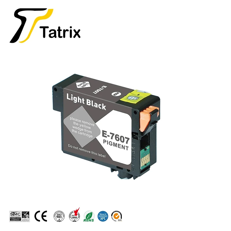 Tatrix совместимый чернильный картридж для принтера Epson T7601 T7602 T7603 T7604 T7605 T7606 T7607 T7608 T7609 костюм для Epson суреколор SC-P600