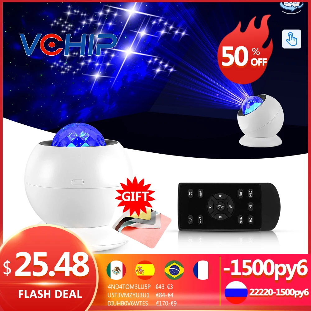 

VCHIP XK20 Galaxy проектор Starlight проектор красочный лазерный проектор океанская звезда свет для детской спальни детская лампа