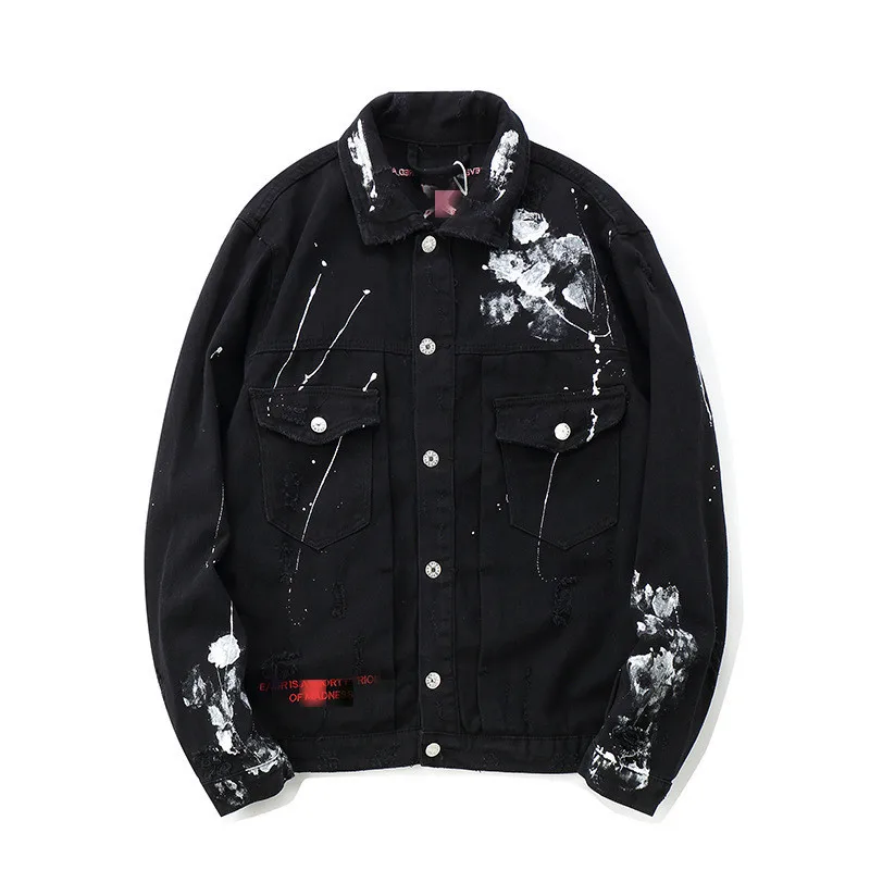 

PYJTRL Men's Jacket Fashion Black Coat