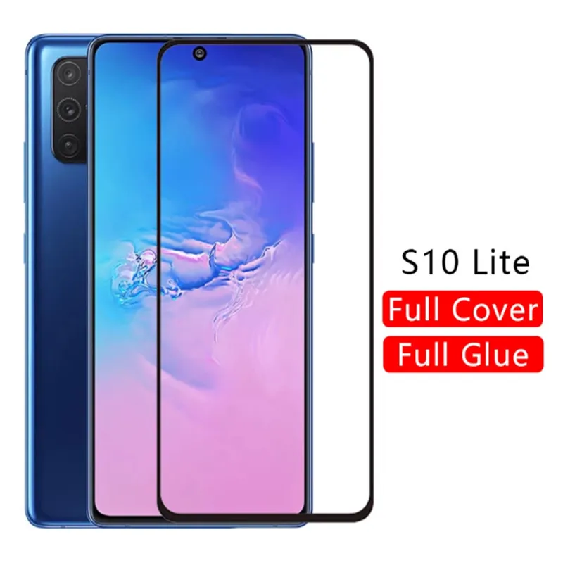 

2Pcs Protective Glass for Samsung galaxy s10 light note 10lite Phone Screen Protector Glass on Samsun Note10 lite s10 light Film
