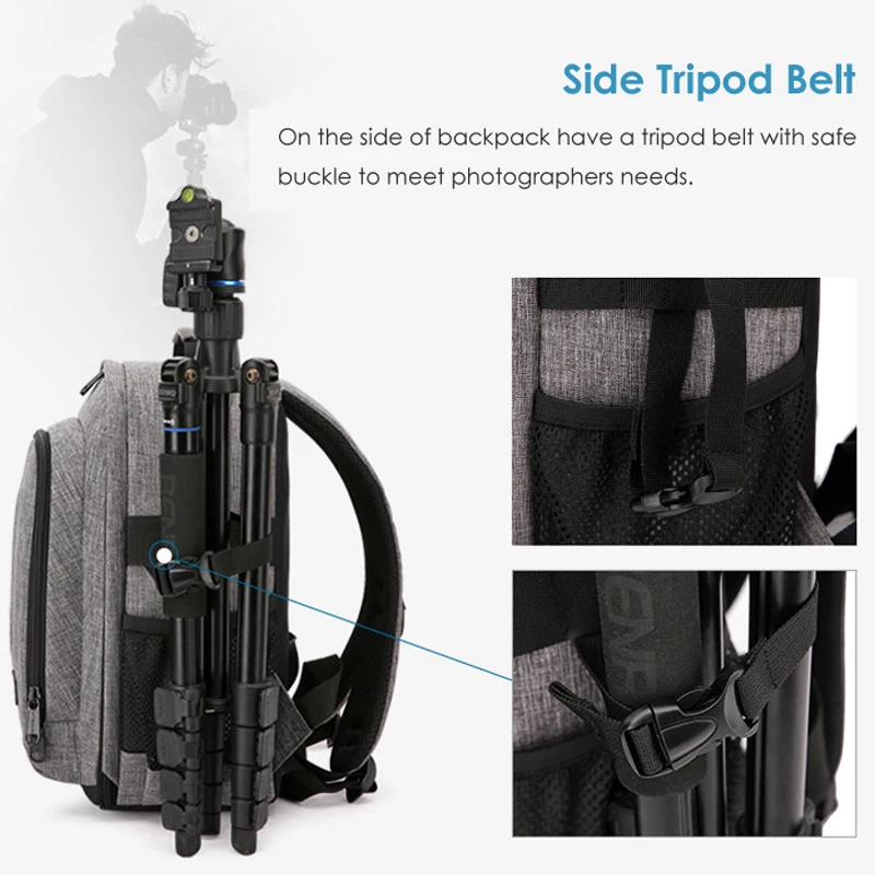 dslr camera bag backpack men waterproof small video photo backpack women outdoor digital photography backpack for canon nikon free global shipping