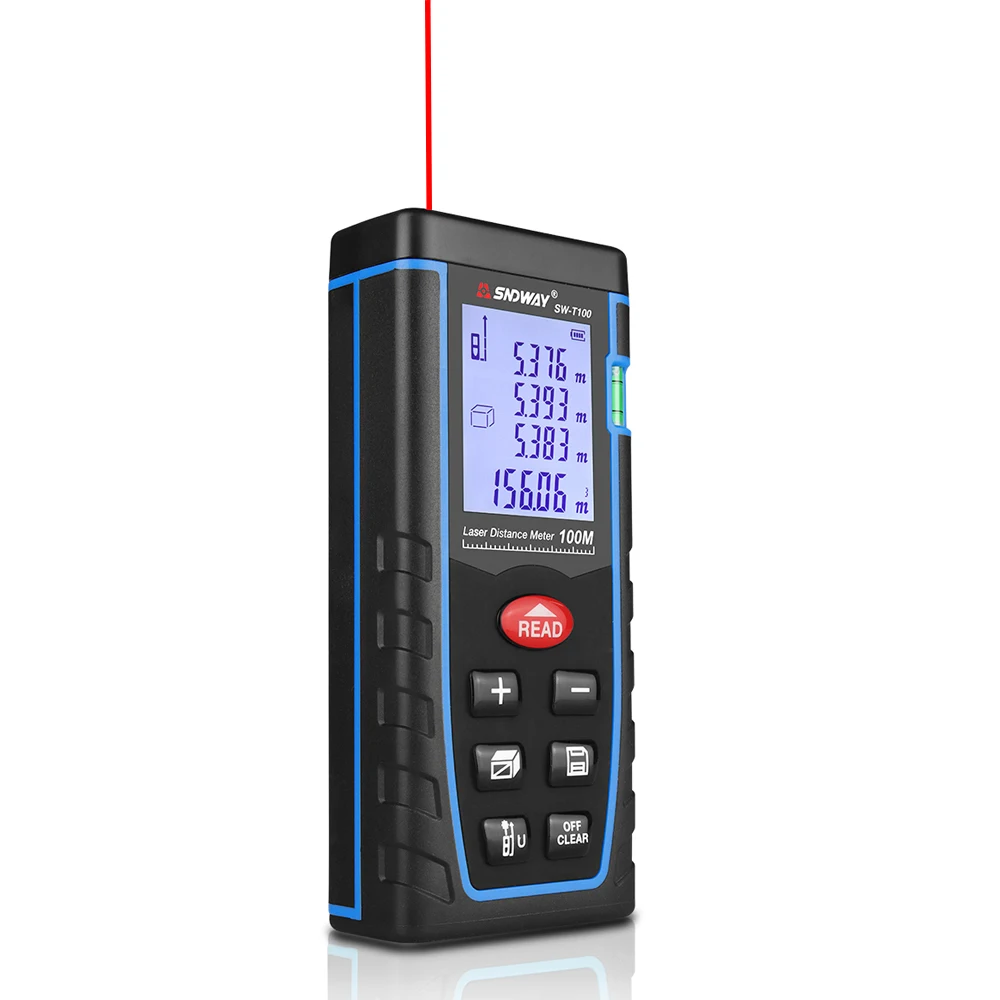 

Лазерный дальномер, измеритель расстояния SW-T40m/60 м/80 м/100 м, ленточный дальномер для сборки, цифровая линейка Trena Roulette