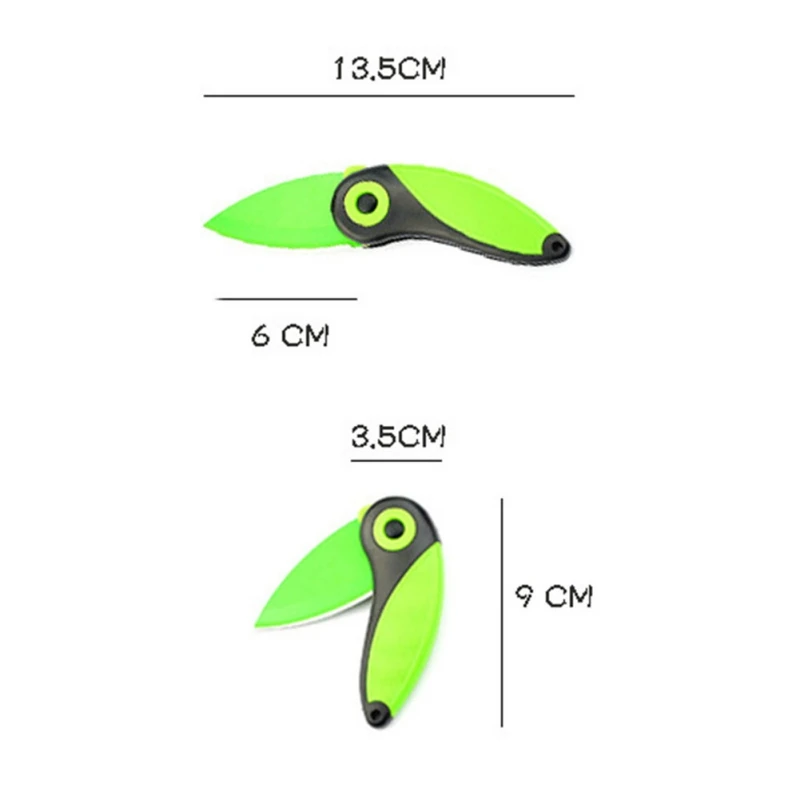 Красочные фруктовые столовые приборы резак картонная коробка для лезвий пилинг