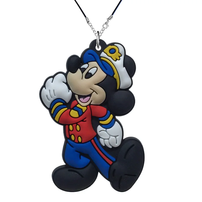 7603-09 20pcs 20 шт. ожерелье с подвеской с изображением героя мультфильма Микки Маус очаровательный чокер с цепочкой модные аксессуары для детей Рождественский подарок вечерние сувениры - Окраска металла: 7603-09 20pcs