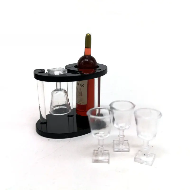 

Dollhouse Mini Furniture Model Kawaii Accessories Bar Furnishings Set Of 4pcs