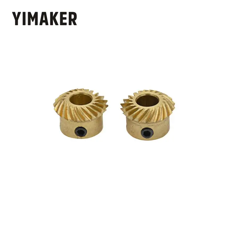 Спиральные конические зубчатые передачи YIMAKER 1 пара 0 6 модуля 20 Зубцов для