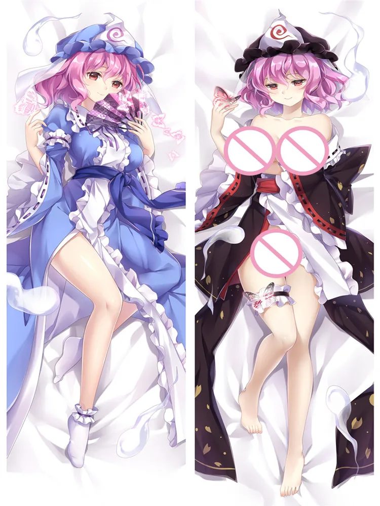 2017 обновление аниме проект TouHou идеальный цвет вишни Saigyouji Yuyuko обнимающая подушка