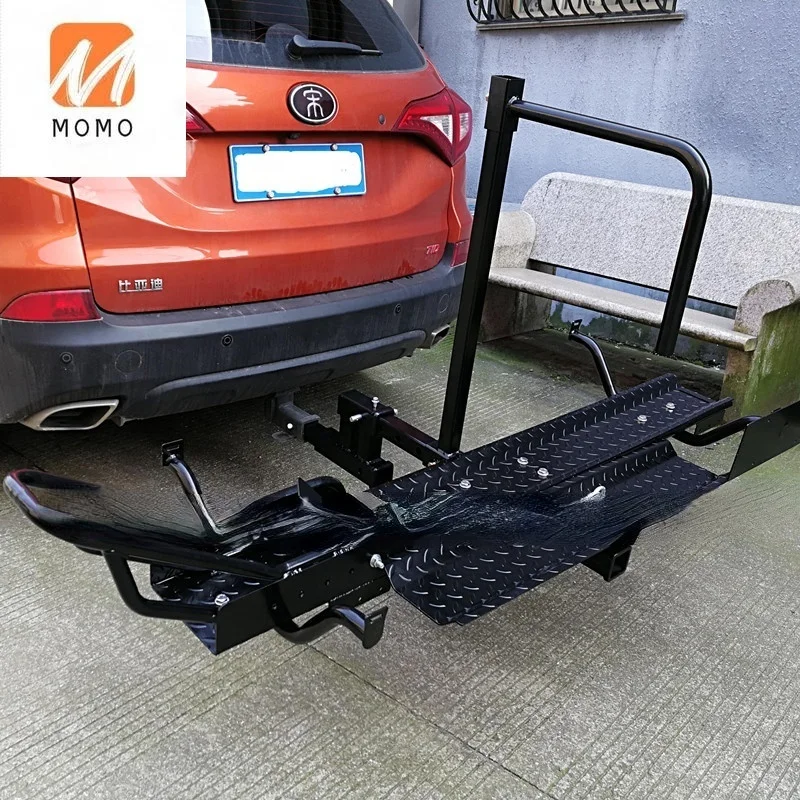 

China Manufacturer Steel Motorcycles Carrier Rack 650LBS Heavy Motorbike Rack