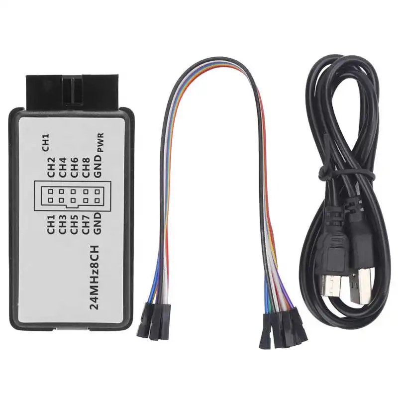 

8-канальный USB-логический анализатор с кабелем для ARM FPGA 24MHz 0,5 V-5,25 V