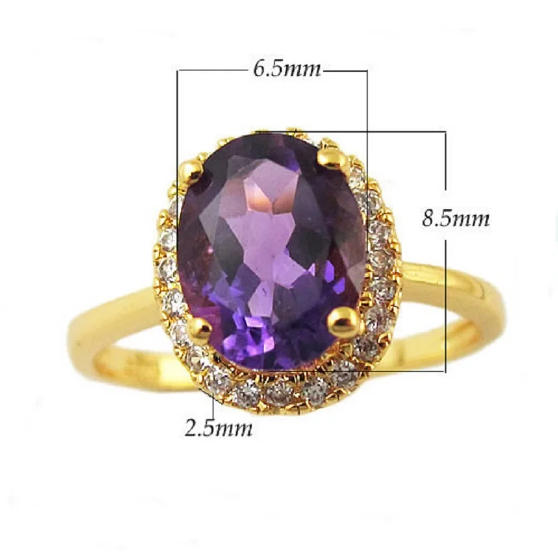 Beadsnice Sterling Silver Ring Setting for 6x8mm Oval Stone Semi Ring Mount Jewelry Findings without Stone 28841