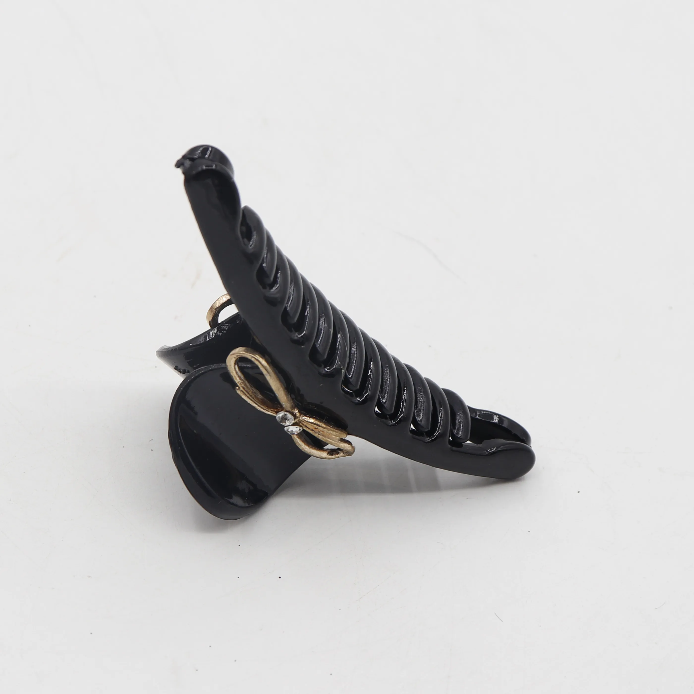 Новинка модный бант заколка для волос высокое качество акрил Черный Краб женщин