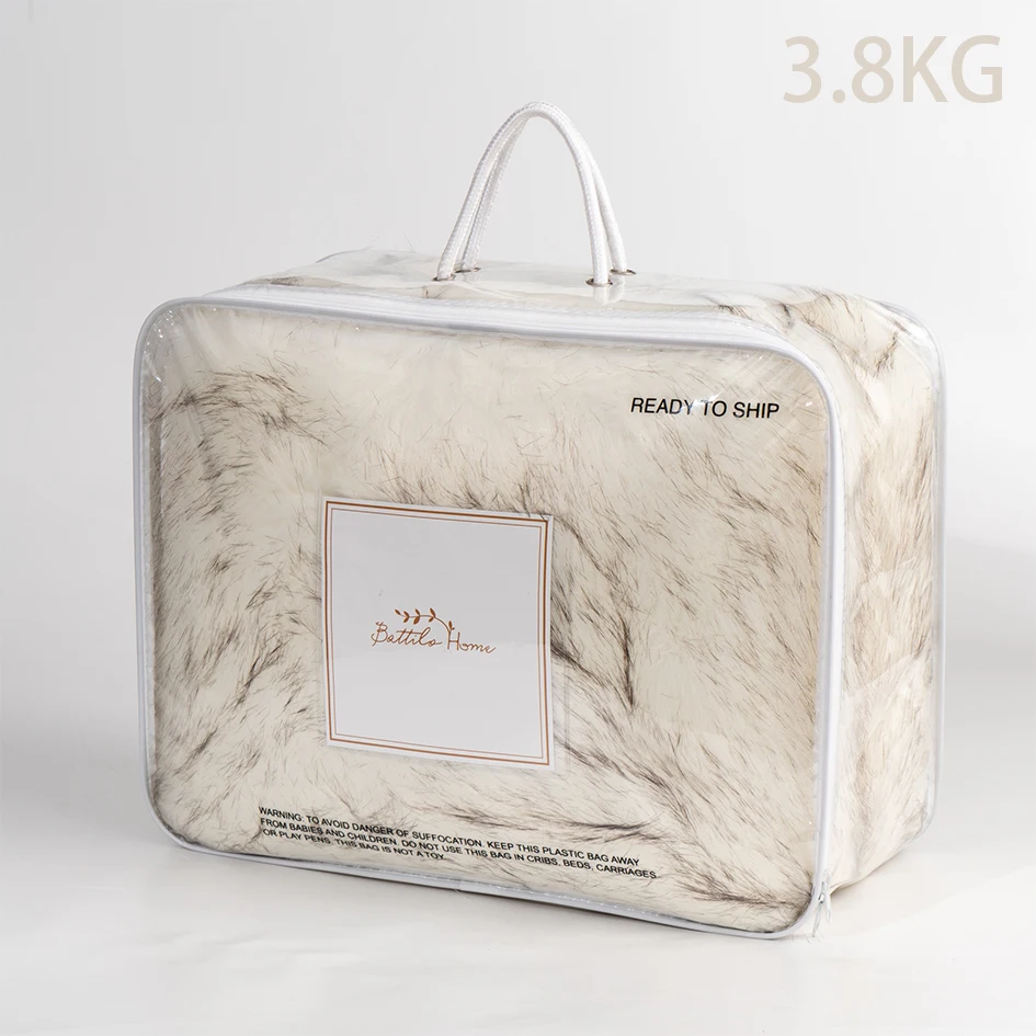 Оливковое домашнее роскошное декоративное одеяло из искусственного лисьего