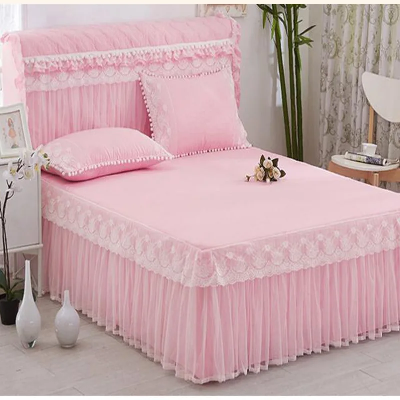 Бесплатная доставка кружевные покрывала для принцесс 1/3 шт. покрывало кровати из