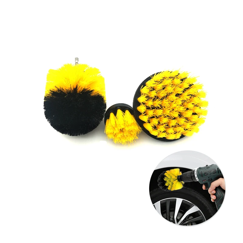 

Drill Brush Cleaning Tool Kit Accessories 3 Size Found Full Electric Bristle Rotary