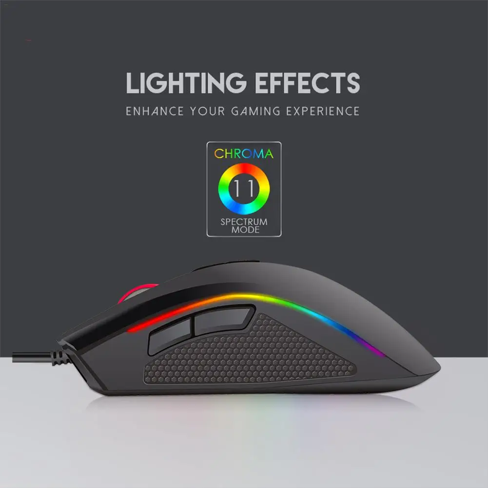

For FANTECH X4S For Titan 4800dpi Custom RGB Gaming Mouse mouse gamer gaming