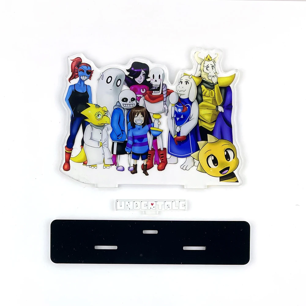 Undertale фриск Sans Papyrus Toriel Undyne Alphys Mettaton HM фигурка на акриловой подставке модель