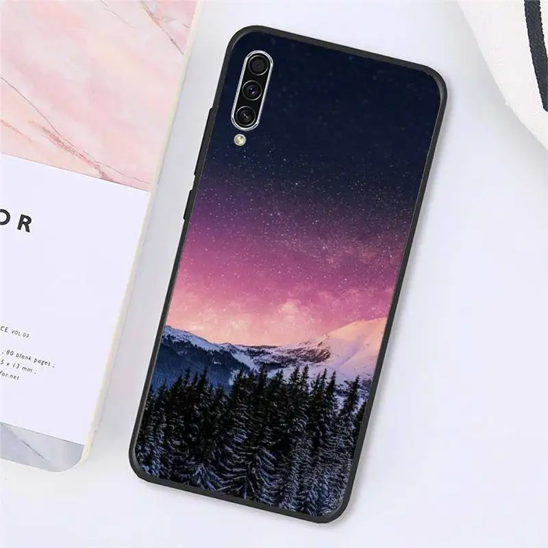 

Scenic travel mountain road Phone Case For Samsung galaxy A S note 10 7 8 9 20 30 31 40 50 51 70 71 21 s ultra plus