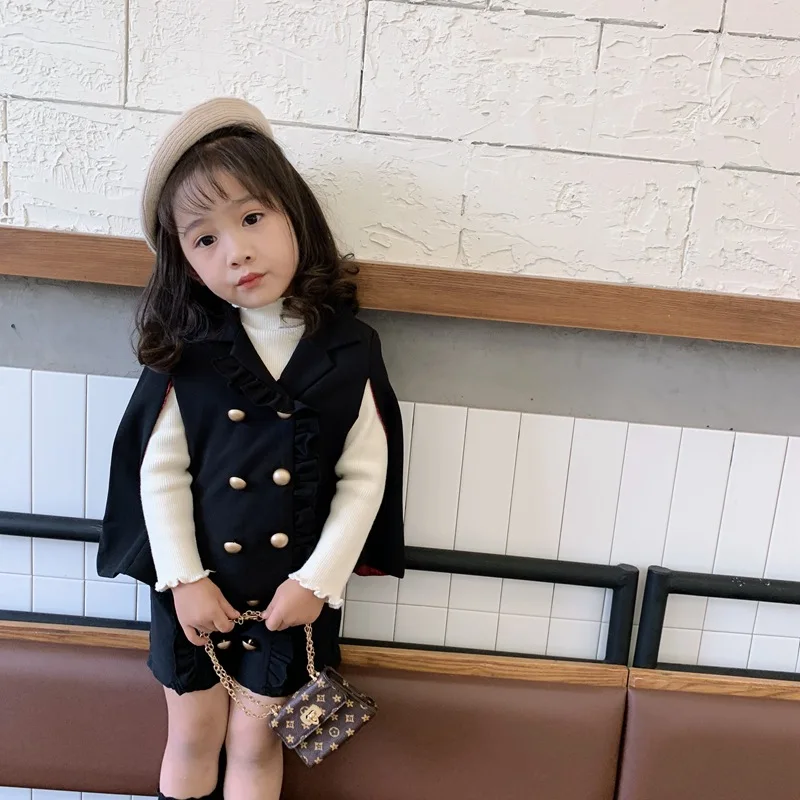 Сезон весна осень Платье для девочек Комплект одежды из 2 предметов комплекты