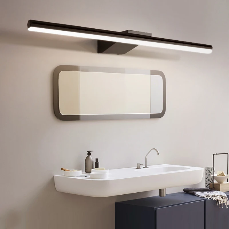 Зеркало с подсветкой led лампа современный минималист ванная комната шкафа