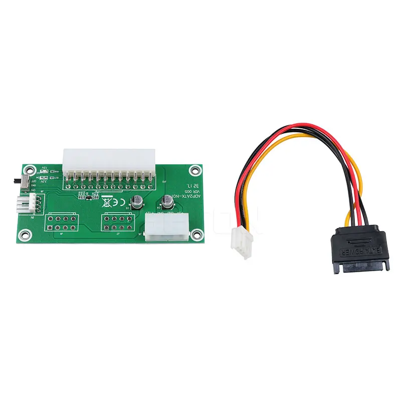 Двойной блок питания синхронный старт удлинитель Кабель для майнинга биткоинов