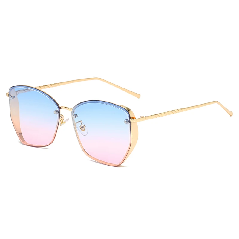 

2021 Sunglasses Shades Rectangle Oversize Classic Unisex Fashion Vendor Private Label New Arrivals UV400 Trend Street Shooting