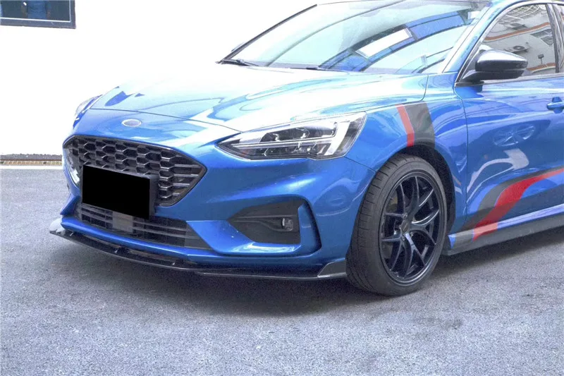 Автомобильные аксессуары для Ford NEW Focus 2019 черное углеродное волокно