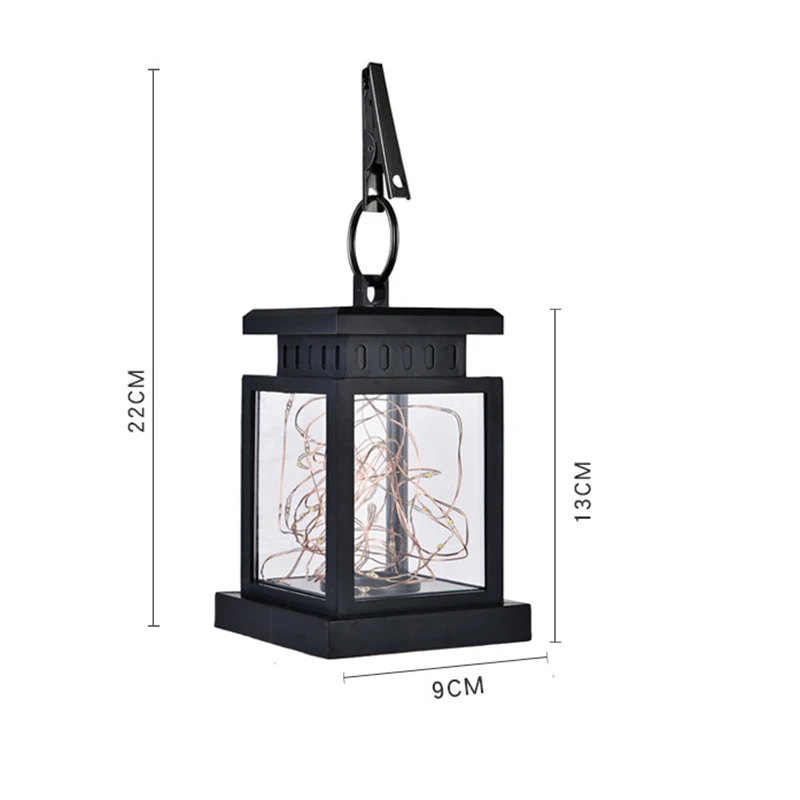

Solar Candle Flameless Light Outdoor Garden Hanging Waterproof LED Lantern Light Bar Table Lamp Home Wedding Christmas Decor