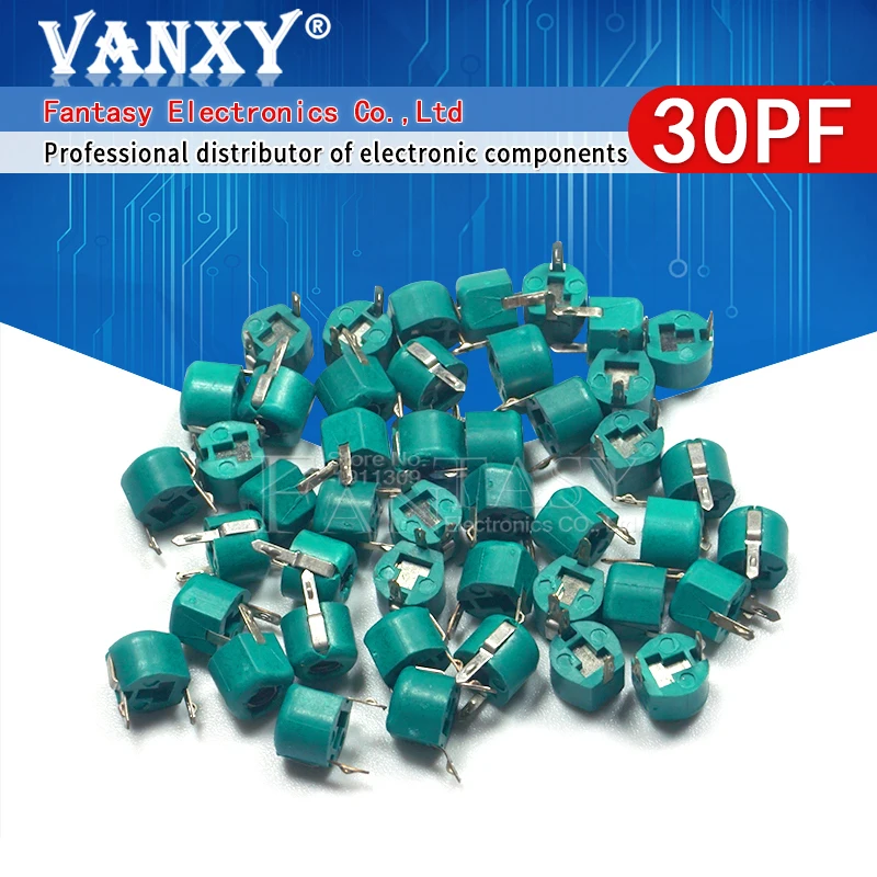 

20pcs 30P 30PF 6mm JML06-1 DIP trimmer Adjustable capacitor