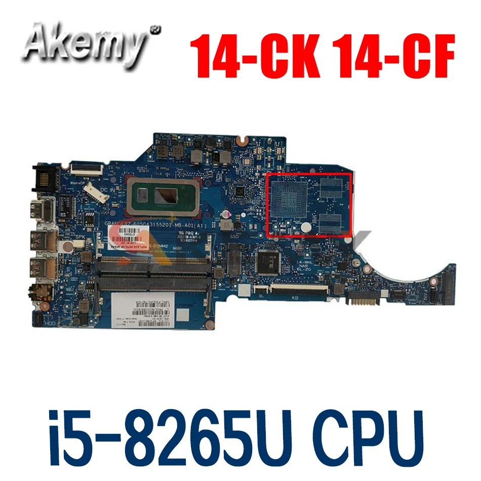 

Материнская плата Akemy 6050A3155201 с/i5-8265U для ноутбука HP Pavilion 14-CK 14-CF 14-CR 14S-CF 14S-CR