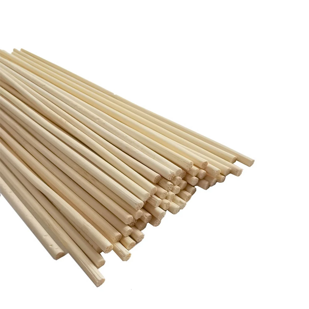 50Pcs Bamboo Plant Grow Support Sticks Garden Potted Flower Canes Rod Tools Plants Stick Cane | Дом и сад