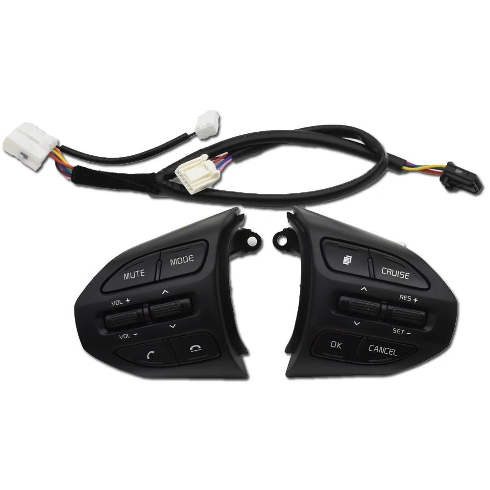 Кнопки на руль для KIA K2 RIO 2017 2018 X LINE кнопки Bluetooth телефон круиз контроль