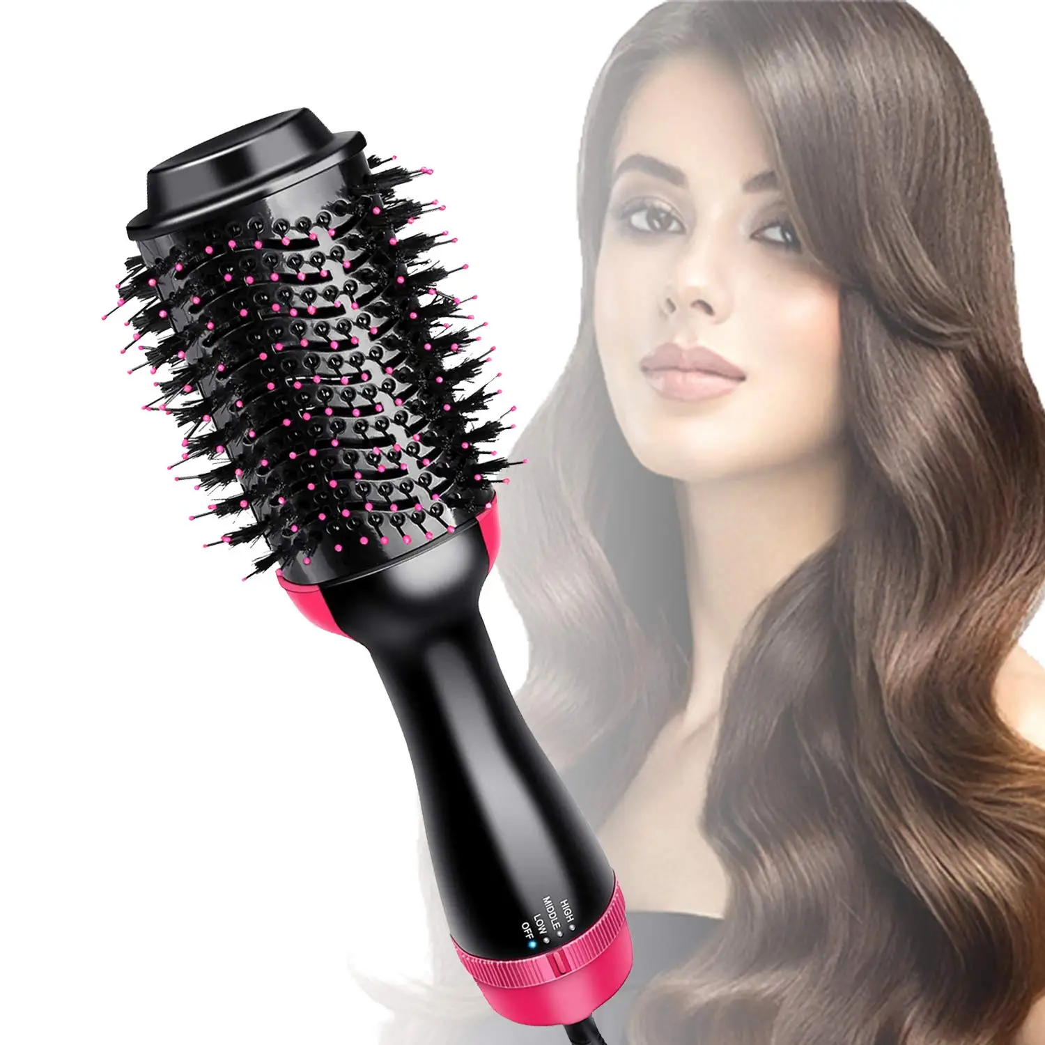 

One Step Hair Dryer and Volumizer Styler Hair Dryer Brush Blow Dryer Comb Salon Hot Air Brush Hairdryer Blower Brush Hair