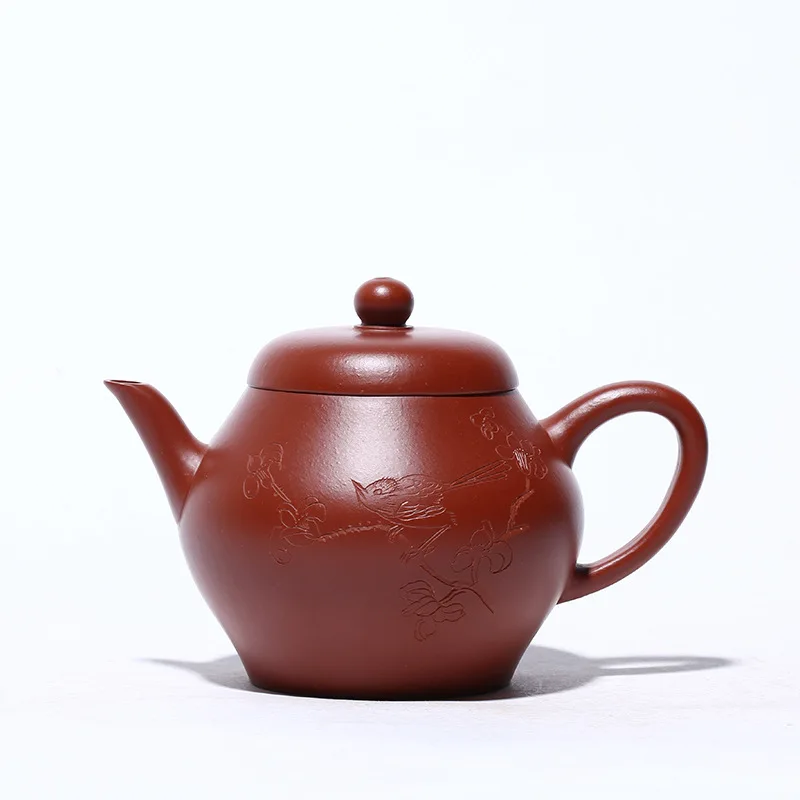 

Zisha teapot Yixing raw ore Dahongpao famous craftsman's Handmade autumn teapot kungfu tea set tea gift