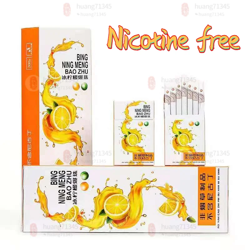 

The latest popular non-nicotine substitute for smoking cessation ice lemon pop beads Chinese specialty