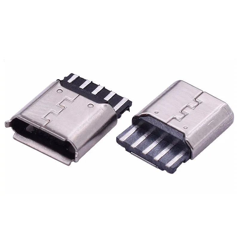 5 контактов 2 контакта 7 фоторазъем порт Micro USB тип B женское размещение 25 моделей SMD