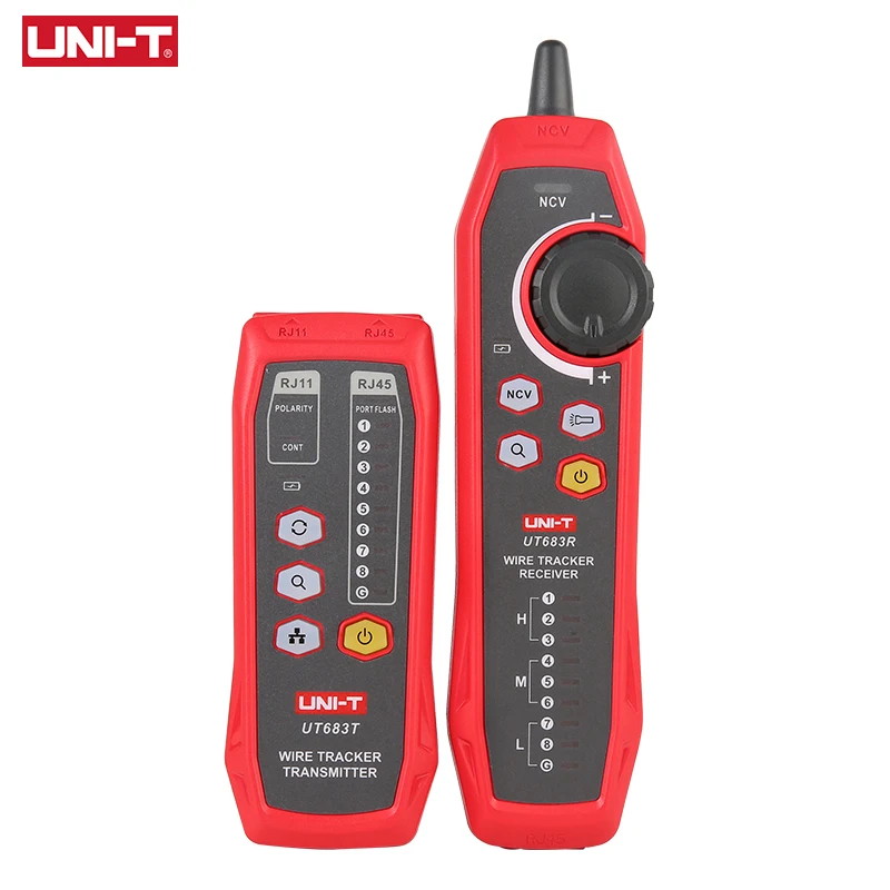 UNI-T-Localizador de cables de red UT683KIT, herramienta de reparación de línea telefónica...