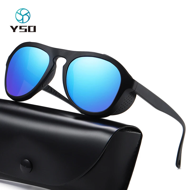 

YSO New Men Sunglasses Brand Designer Sunglasses For Men Vintage Aluminum Polarized Sunglasses Driving Eyewear