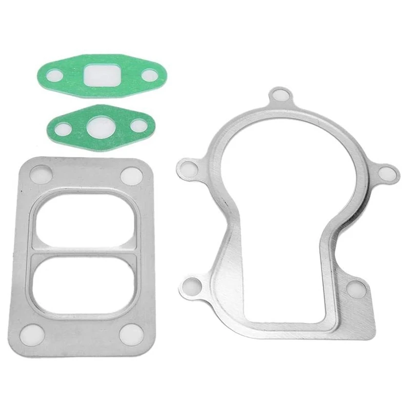 Turbo Flange Adapter Stainless Steel Gasket Kit Fits for Holset HX35 HX35W Oil Inlet Outlet | Автомобили и мотоциклы