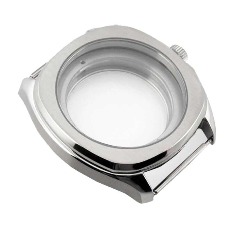 Стальной чехол для часов с матовым сапфировым стеклом 40 мм Miyota 821A/8215 ETA 2836