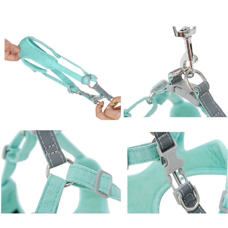 Жилетка поводок для собак не тянется прогулок на открытом воздухе щенков кошек