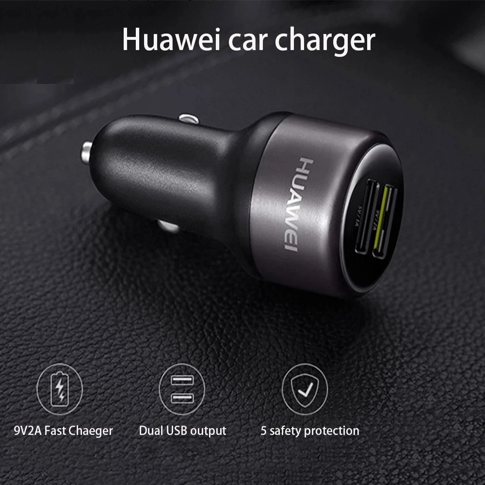Original Huawei CP31 Fast Car Charger 18W Quick charger 9V/2A &amp Type-C Cable For P10 P9 P8 Lite Mate 7 8 20 Nova 2i | Мобильные
