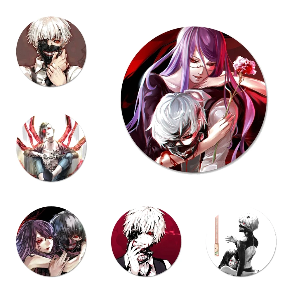 

Tokyo Ghoul Icons Pins Badge Decoration Brooches Metal Badges For Clothes Backpack Decoration