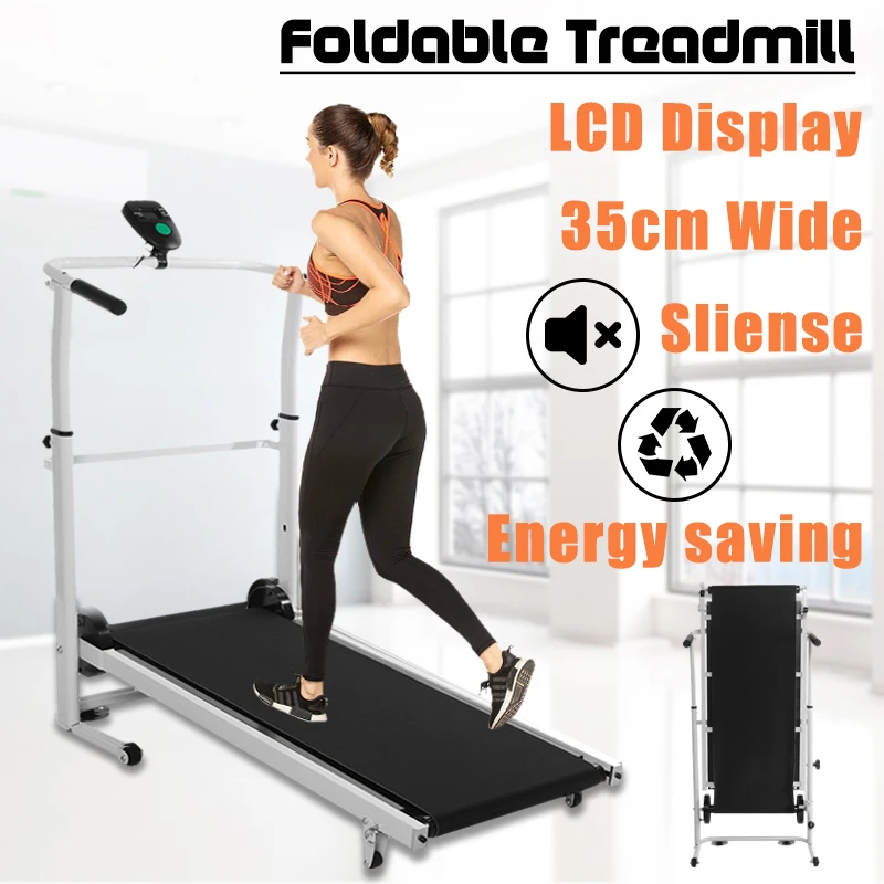 

96 x 35 x 91cm Multifunctional Running Treadmills Indoor Exercise Equipment Gym Folding House Fitness Mini Fitness Mini Walking